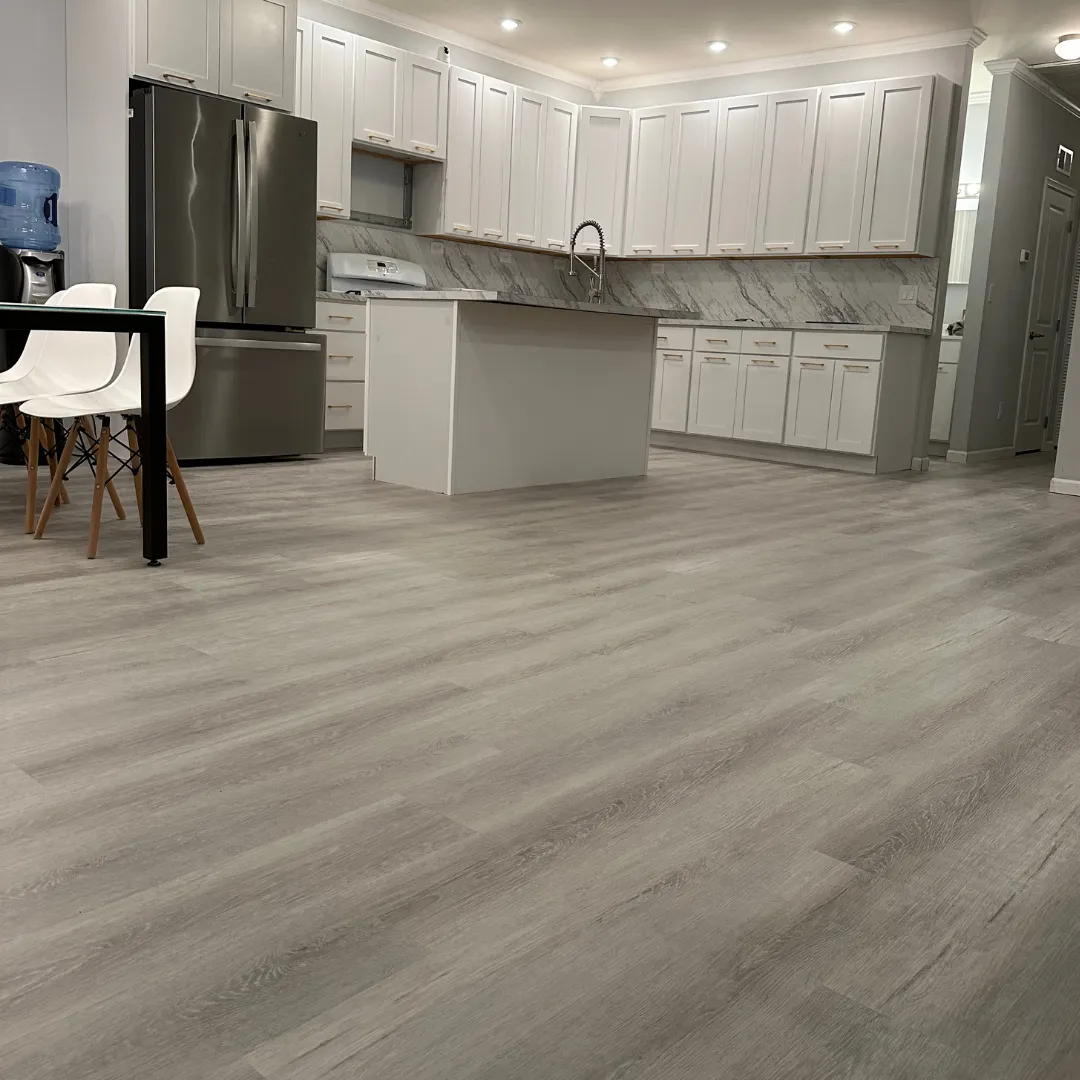 Our vinyl plank and tile floors combine realistic wood or stone looks with lasting durability and waterproof performance.